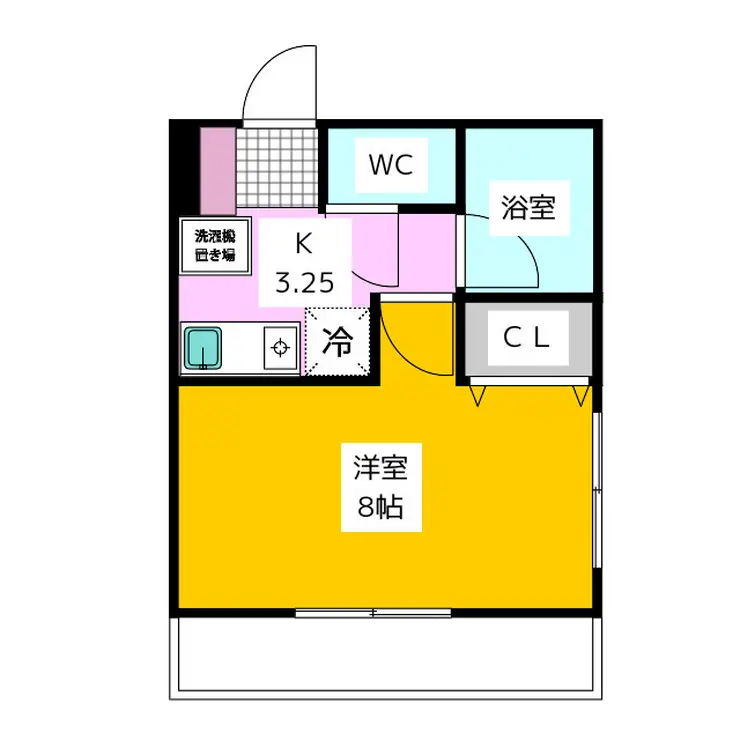 エクセルシア 2階階 間取り