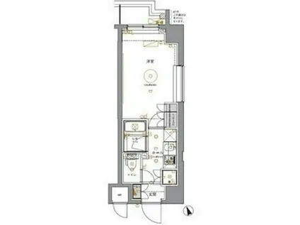 セジョリ大泉学園II(1K/4階)の間取り写真