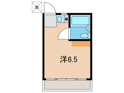 アルカディア学芸大学(ワンルーム/2階)の間取り写真