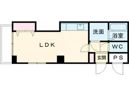 ヴィーナス英賀保(ワンルーム/3階)の間取り写真