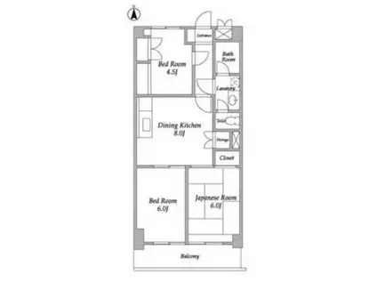 メゾン・ド・ロア(3DK/3階)の間取り写真