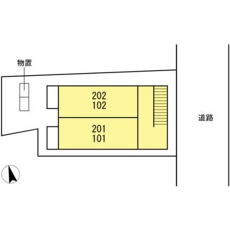 ベルクライムI(ワンルーム/2階)の間取り写真