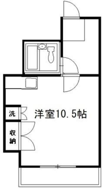 クレール池袋(ワンルーム/2階)の間取り写真