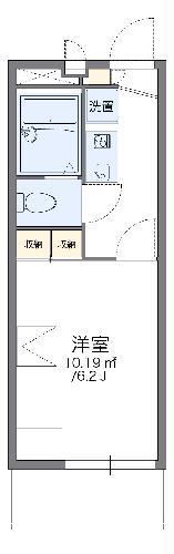 レオパレスプランタン(1K/2階)の間取り写真