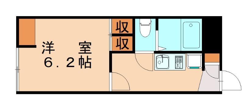 レオパレスAYA(1K/2階)の間取り写真