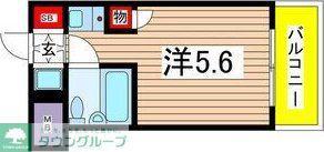 PLENDY鷺沼(ワンルーム/3階)の間取り写真