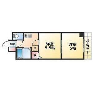 リアライズ栄II(2K/4階)の間取り写真