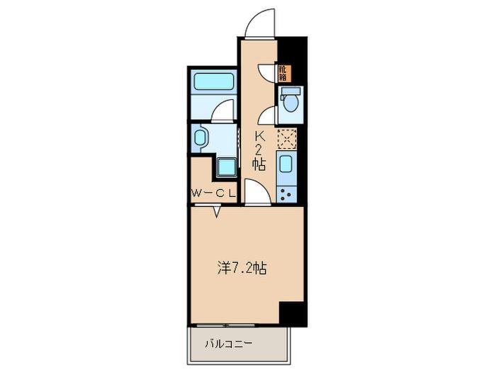 T LEGENDAIRE護国寺イースト(1K/5階)の間取り写真