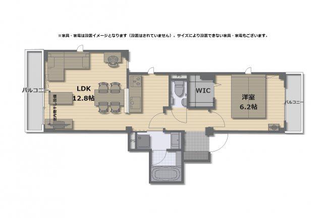 PRENDRE杉並宮前(1LDK/3階)の間取り写真