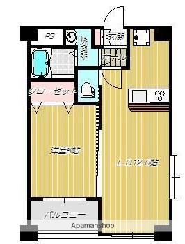 アークティー東谷山(1LDK/3階)の間取り写真