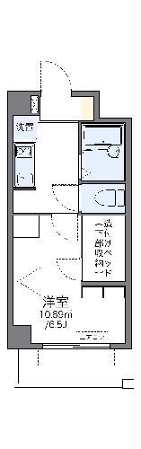 レオパレス道頓堀(1K/2階)の間取り写真