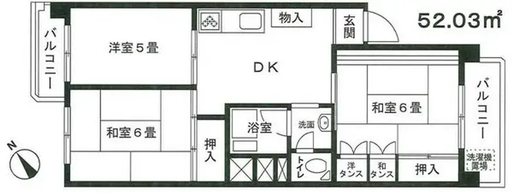 清澄ローヤルコーポ 4階階 間取り