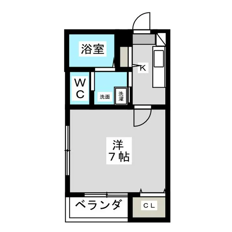 ファミリエールエム本千葉 2階階 間取り