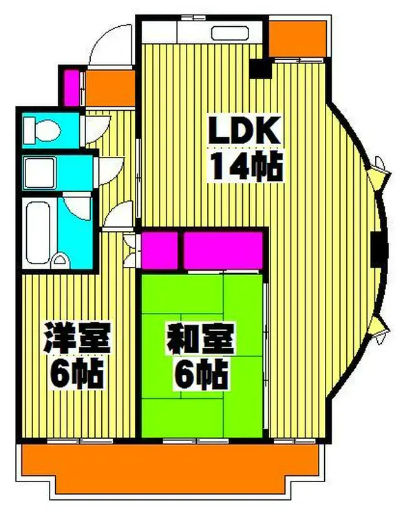NCKビル 5階階 間取り
