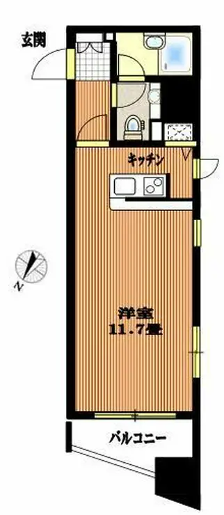 グラーサ東京イースト 2階階 間取り