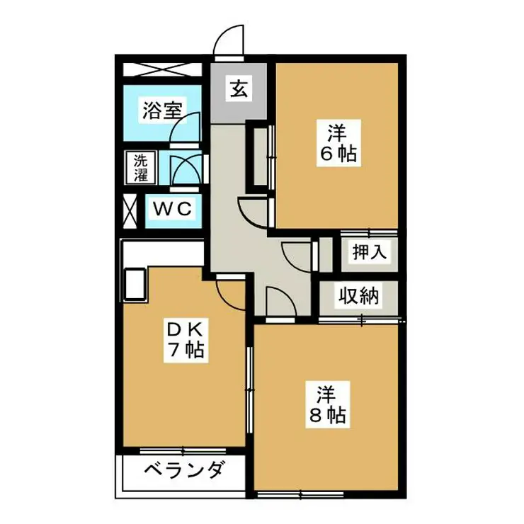 ボニータ・オサダ 1階階 間取り