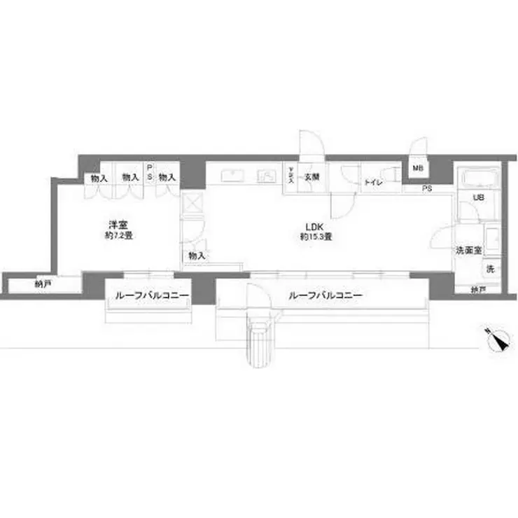 カスタリアお茶の水 7階階 間取り