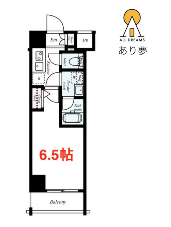 Le’a川崎西口壱番館 8階階 間取り