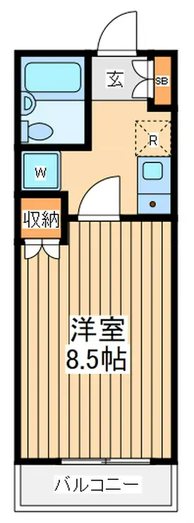 メゾン・ボヌール 2階階 間取り