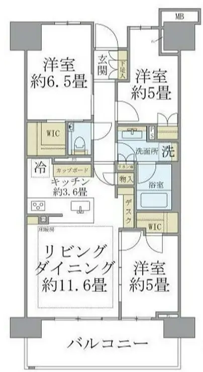 Brillia City 西早稲田 12階階 間取り