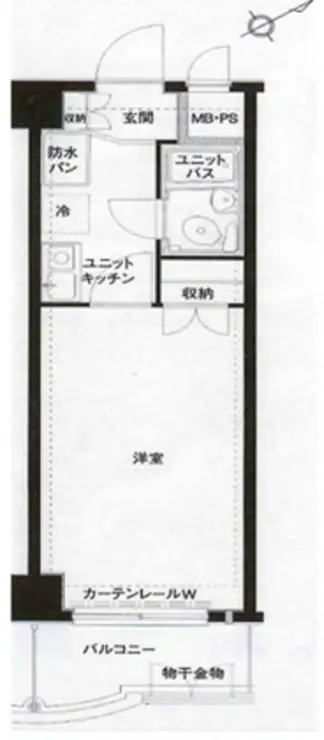 シーガル鶴見 4階階 間取り