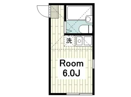 ユナイト子安台ミルフィーユの杜(ワンルーム/2階)の間取り写真