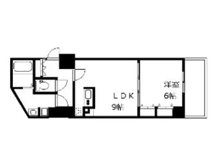プレールドゥーク東向島(1LDK/5階)の間取り写真