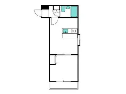 ワコーレ東中野III(1LDK/1階)の間取り写真