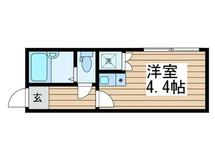 アクア柴又駅前(ワンルーム/1階)の間取り写真