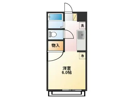 エル・クエスト(1K/1階)の間取り写真