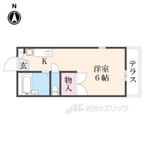 レオパレス ナップアネックス(1K/2階)の間取り写真