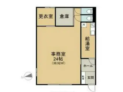 SESSERA IZUMIMACHI(1K/1階)の間取り写真