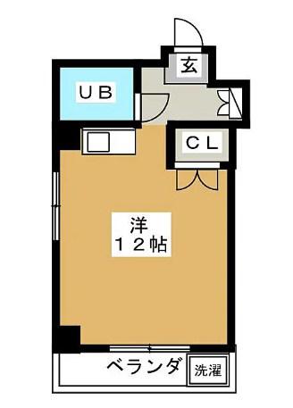 第2ビラ京松丸ビル(ワンルーム/2階)の間取り写真
