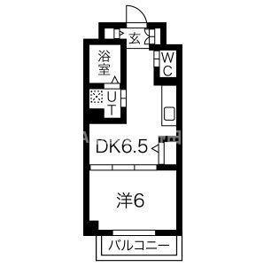 MV.IMP大阪塚本(1DK/8階)の間取り写真