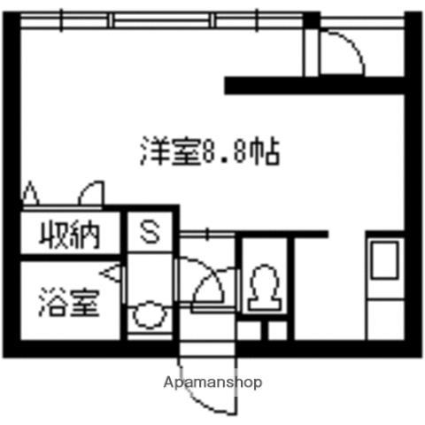 サムティ南鹿児島(1K/1階)の間取り写真