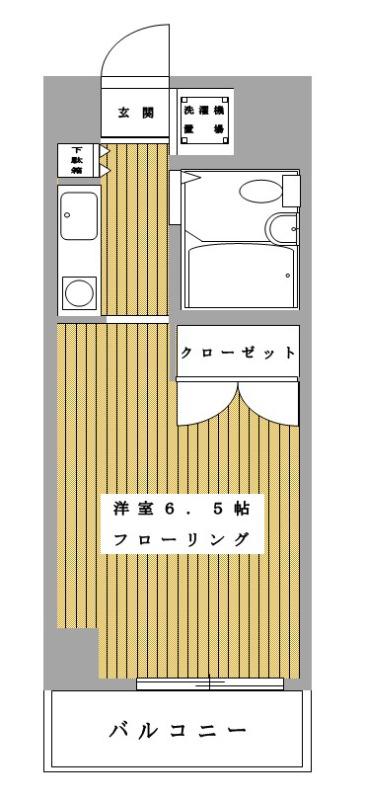 TMC GREEN GARDEN(ワンルーム/8階)の間取り写真