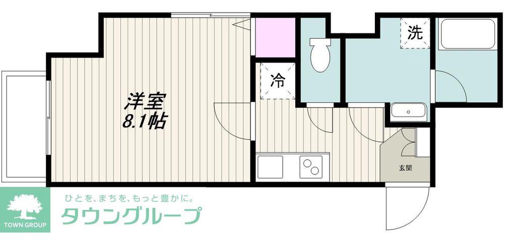 S.G-BLD VOL5(1K/4階)の間取り写真