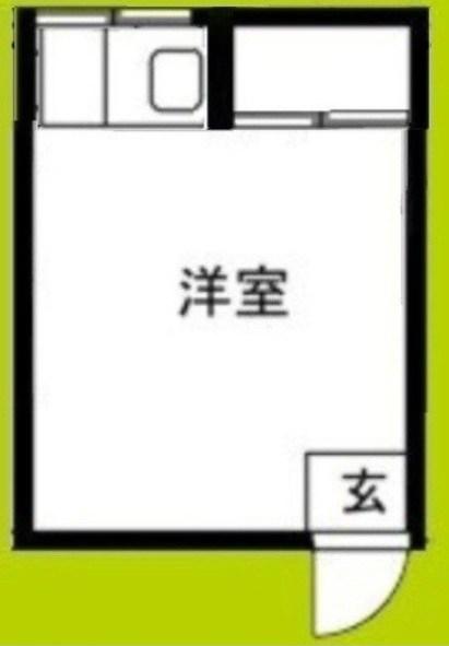 プリンスマンション(ワンルーム/3階)の間取り写真
