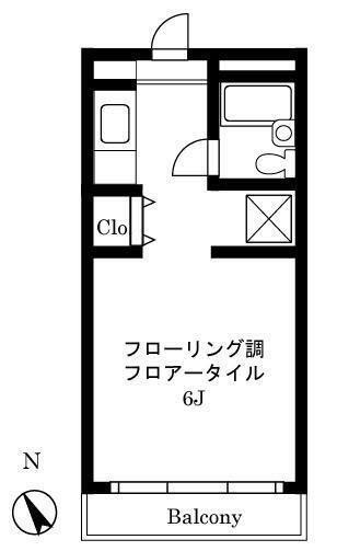 アーバンライフ小俣ビル(1K/3階)の間取り写真