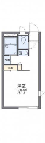 レオパレス上津台(1K/2階)の間取り写真