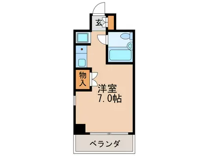 セラヴィアッシュ(ワンルーム/7階)の間取り写真