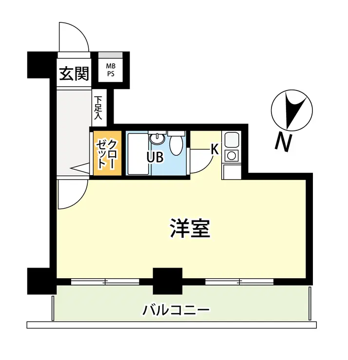 ライオンズプラザ井土ヶ谷壱番館 3階階 間取り