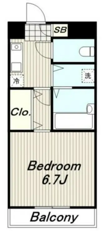 西河マンション 3階階 間取り