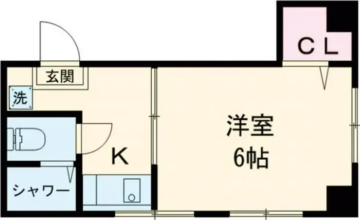 魚地マンション 2階階 間取り