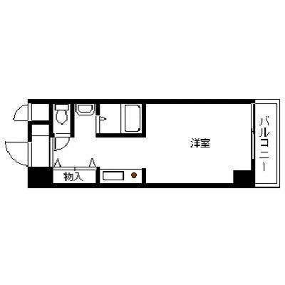 REXIS塩上(ワンルーム/3階)の間取り写真