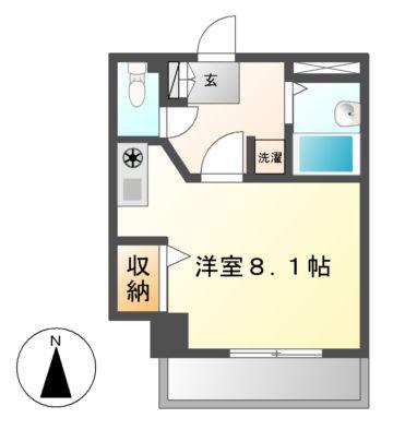 グレイス吹上(ワンルーム/6階)の間取り写真