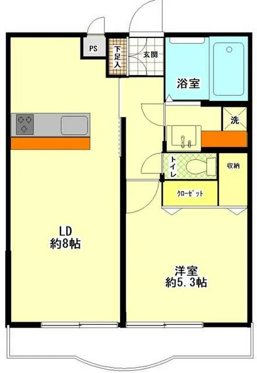 カルミヤ 2階階 間取り