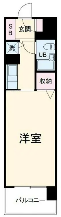 日神パレステージ伊勢佐木南 4階階 間取り