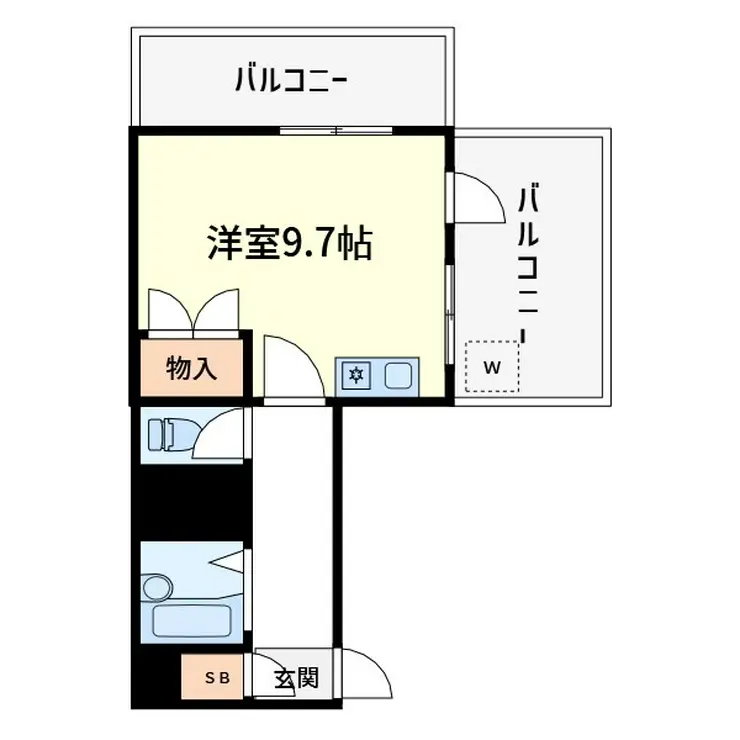マムハイツ千駄木 8階階 間取り