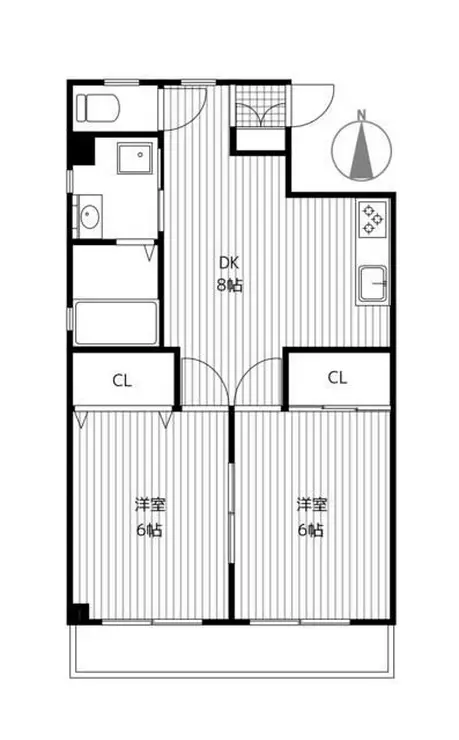 アサートン山手 3階階 間取り
